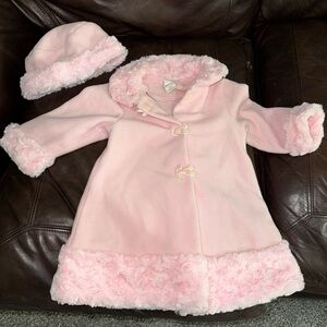 Starting Out Soft Pink Coat and Hat Set